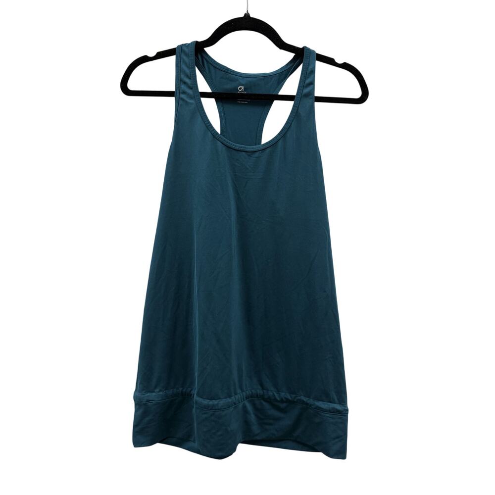 Gapfit Women's Dark Teal Athletic Racerback Light Tank Top Size Small